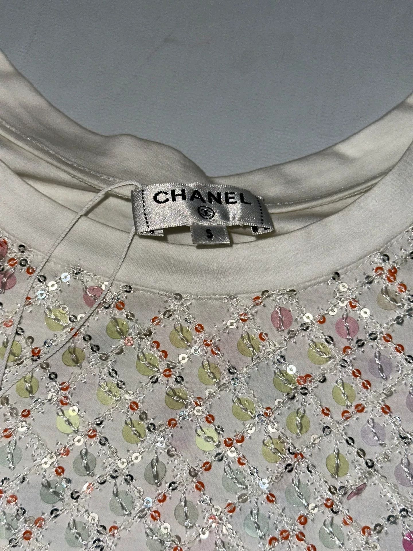 Chanel Chanel Beach Collection Sequin T-Shirt Size S / US 4 / IT 40 - 3 Thumbnail