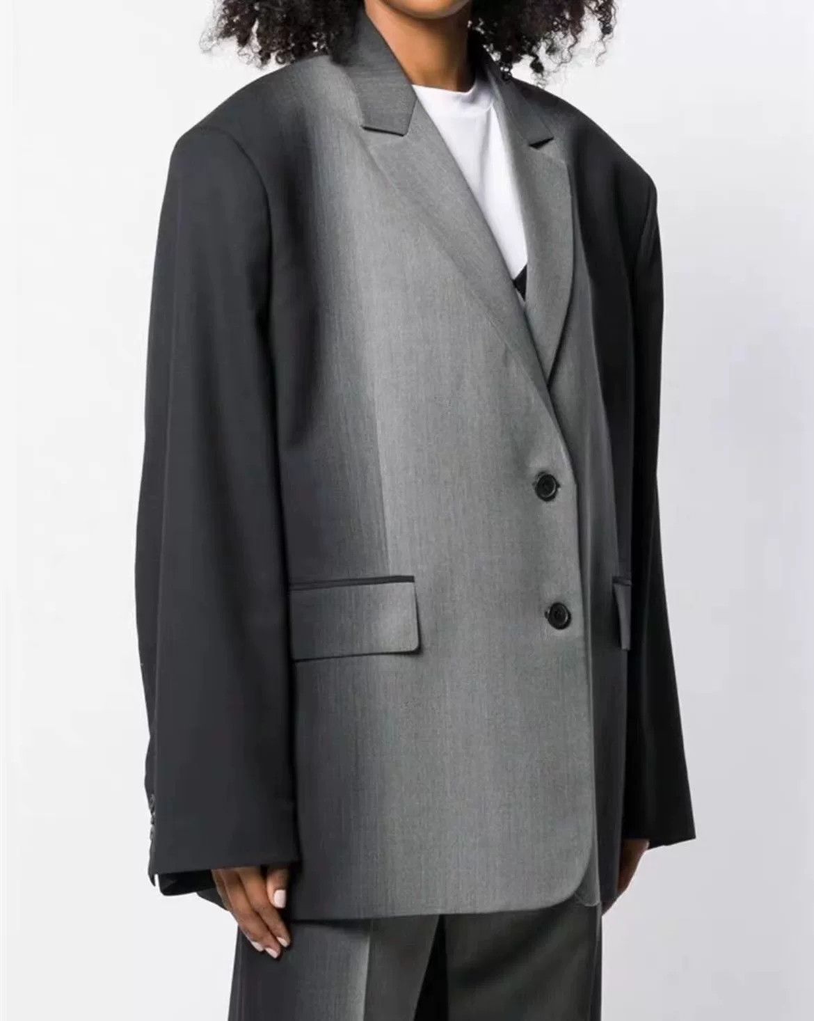 Maison Margiela Maison Margiela Gradient Black Grey Blazer Size XS / US 0-2 / IT 36-38 - 4 Thumbnail