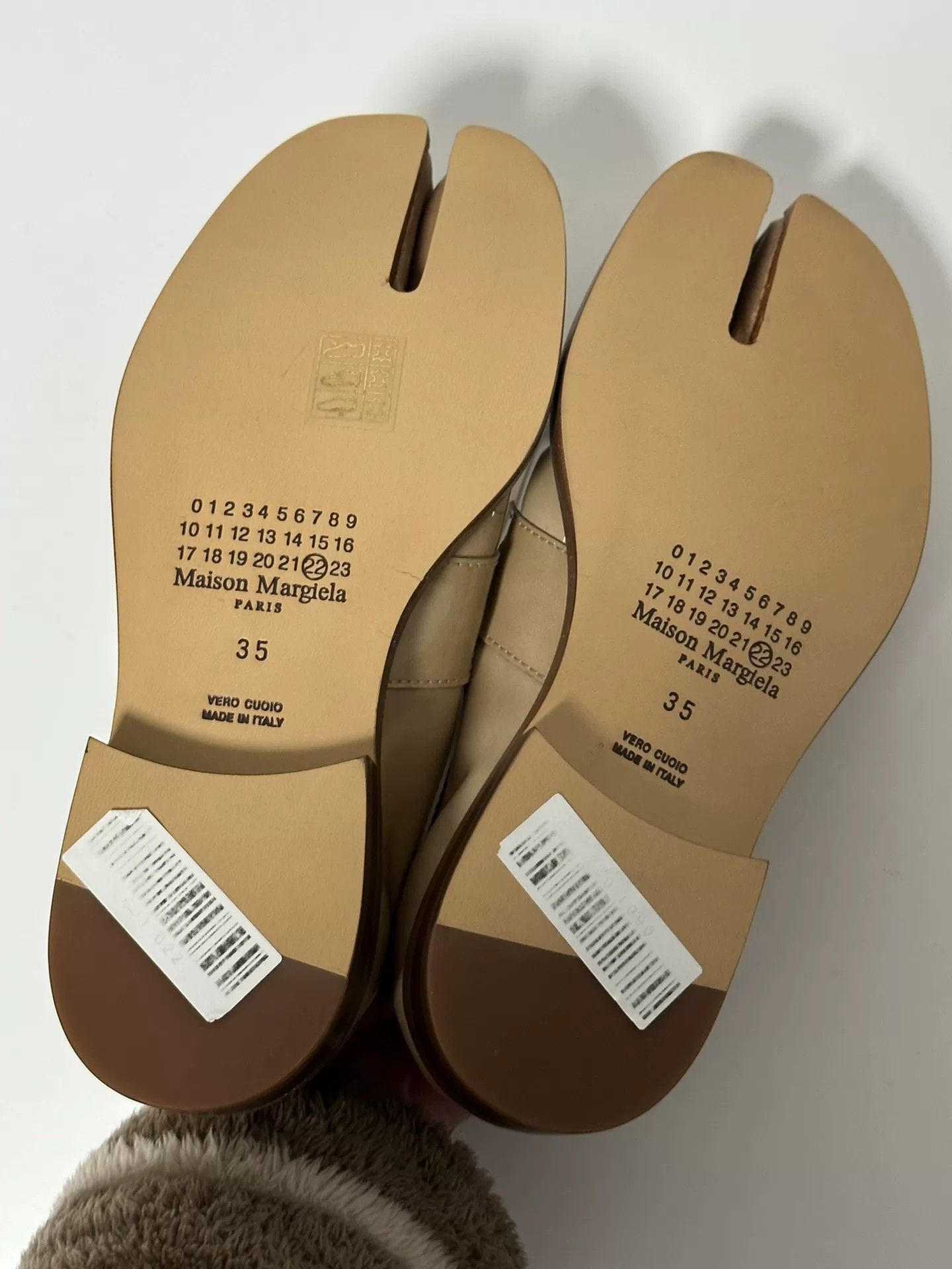 Maison Margiela Maison Margiela Beige Leather Loafers Size US 4 / IT 34 - 4 Thumbnail