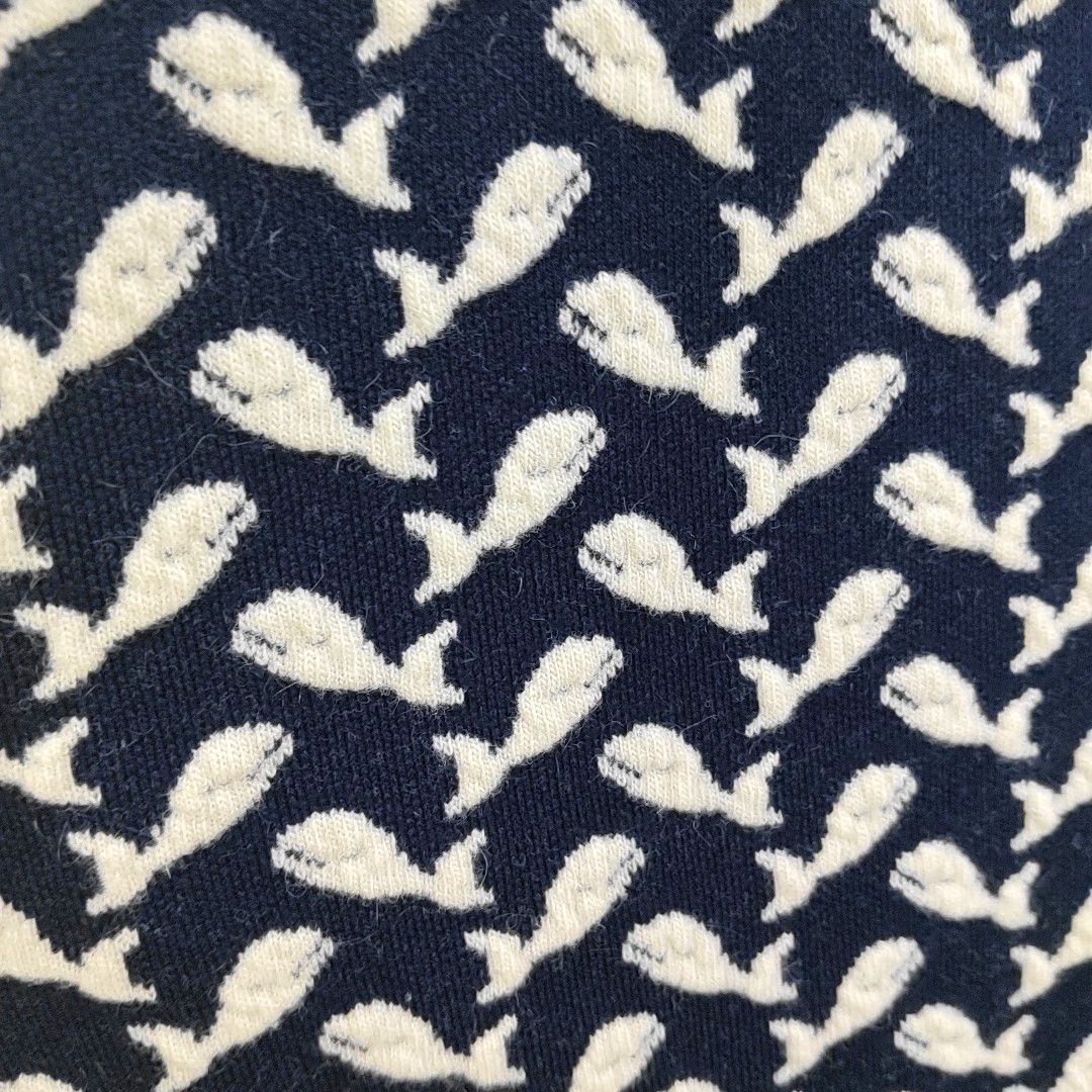 Thom Browne THOM BROWNE Whale Pattern Sweater Size L Size US L / EU 52-54 / 3 - 6 Thumbnail