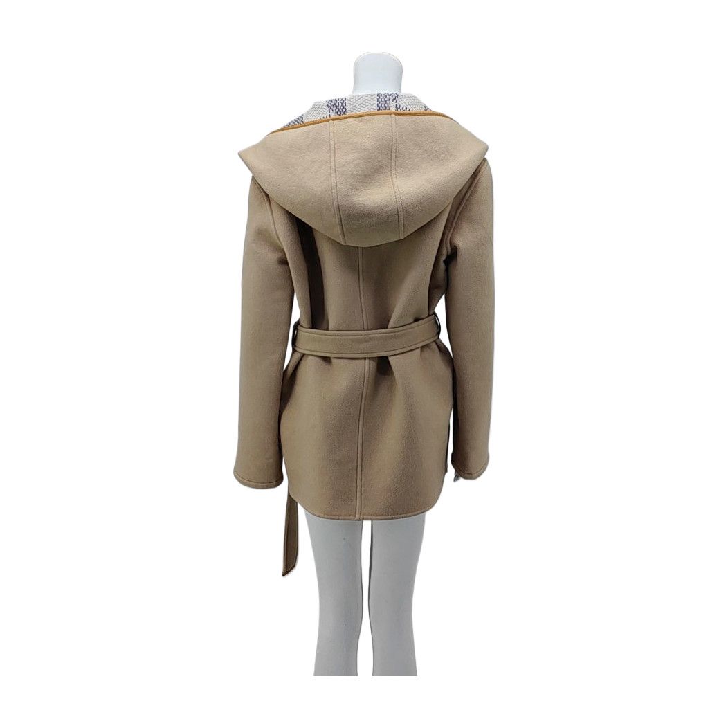 Louis Vuitton Louis Vuitton Wool Blend Checkered Coat Size 42 Size M / US 6-8 / IT 42-44 - 2 Thumbnail