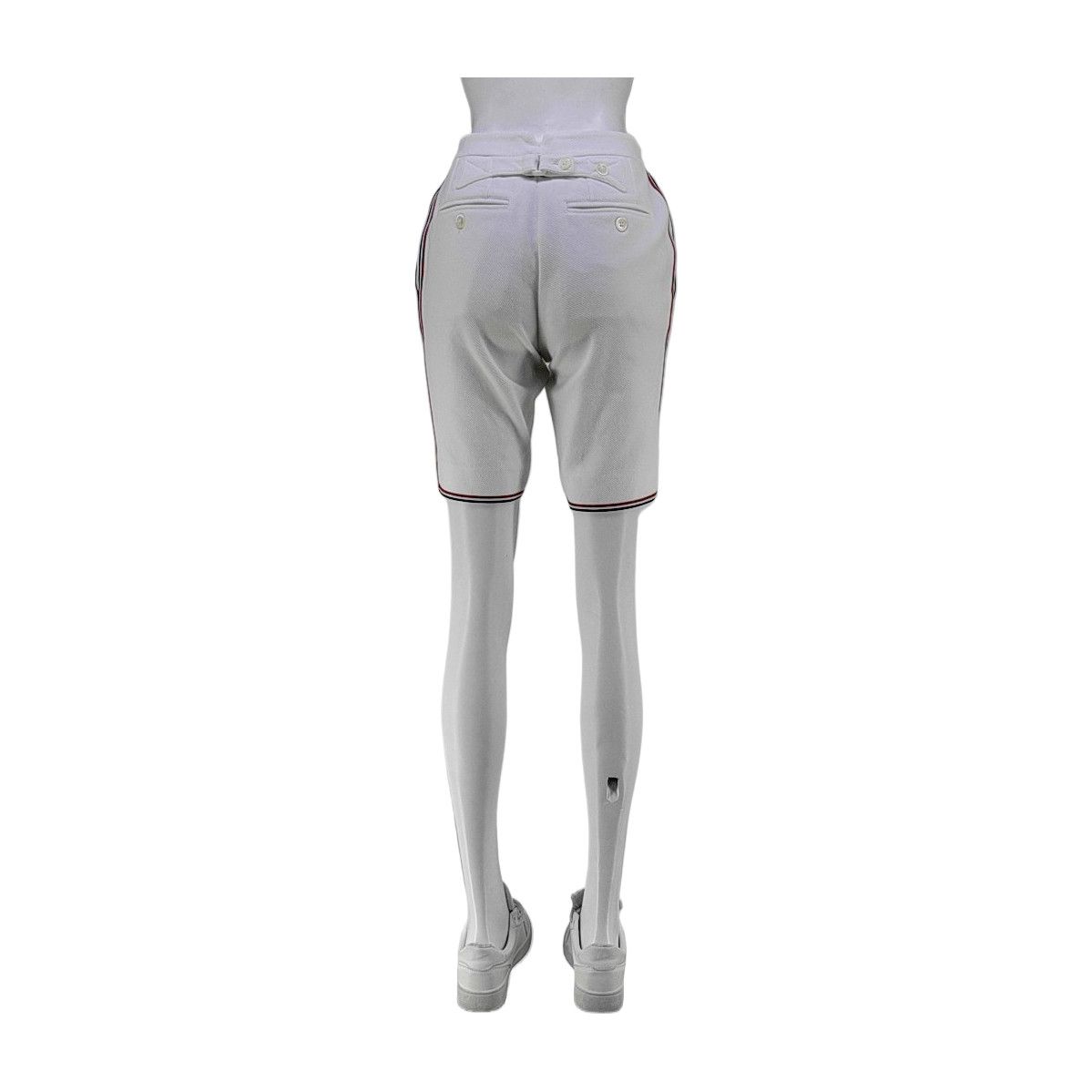 Thom Browne Thom Browne White Cotton Shorts Size 00 Size 25" / US 0 / IT 36 - 2 Thumbnail
