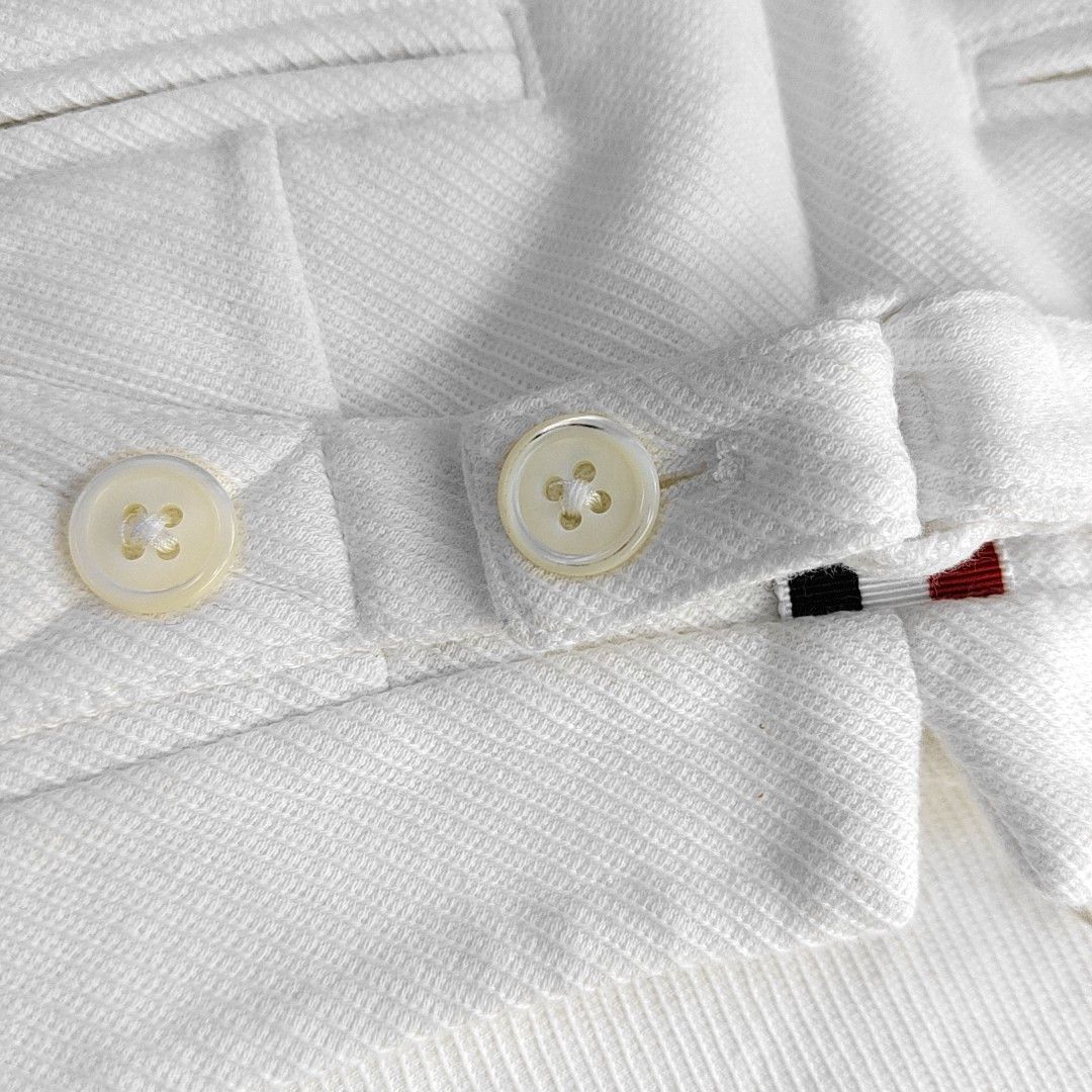Thom Browne Thom Browne White Cotton Shorts Size 00 Size 25" / US 0 / IT 36 - 5 Thumbnail