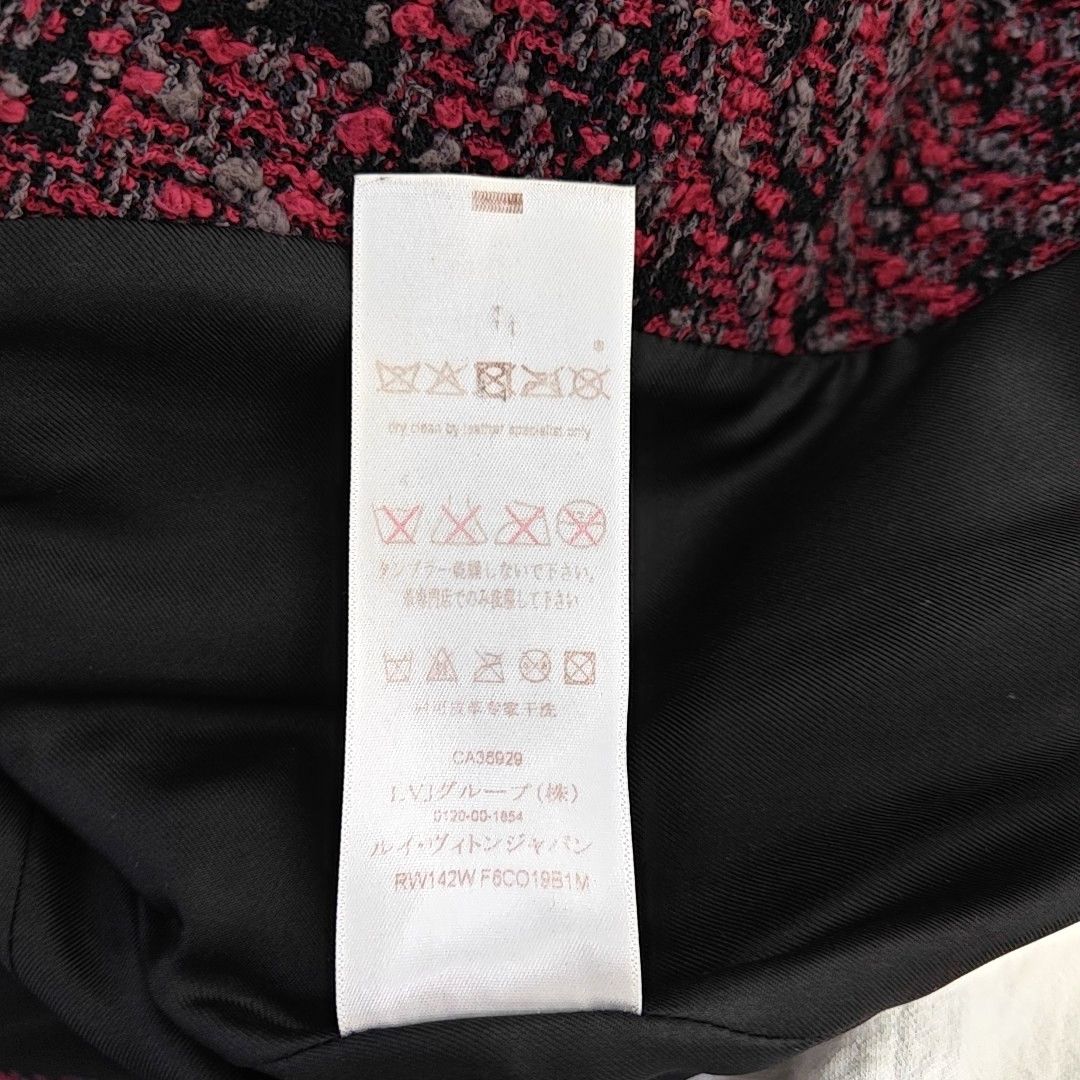 Louis Vuitton Louis Vuitton Tweed Coat Size 34 Size XS / US 0-2 / IT 36-38 - 4 Thumbnail