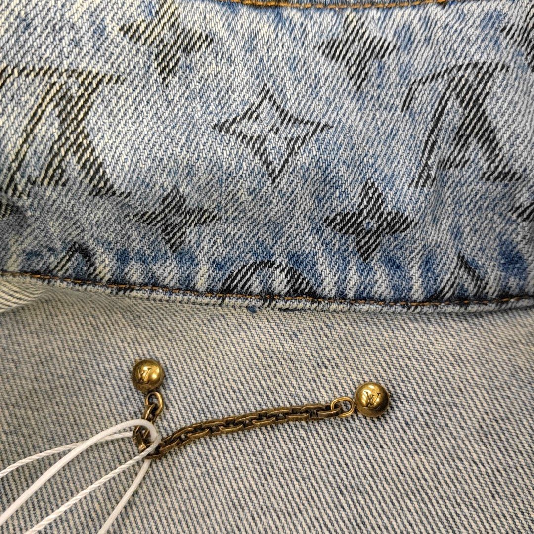 Louis Vuitton Louis Vuitton Monogram Denim Jacket Size M Size US M / EU 48-50 / 2 - 6 Thumbnail