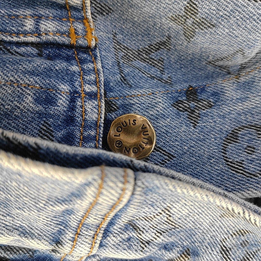 Louis Vuitton Louis Vuitton Monogram Denim Jacket Size M Size US M / EU 48-50 / 2 - 5 Thumbnail