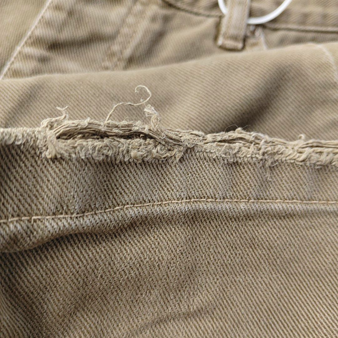 Balenciaga Balenciaga Khaki Cotton Casual Pants Size 34 Size US 34 / EU 50 - 6 Thumbnail