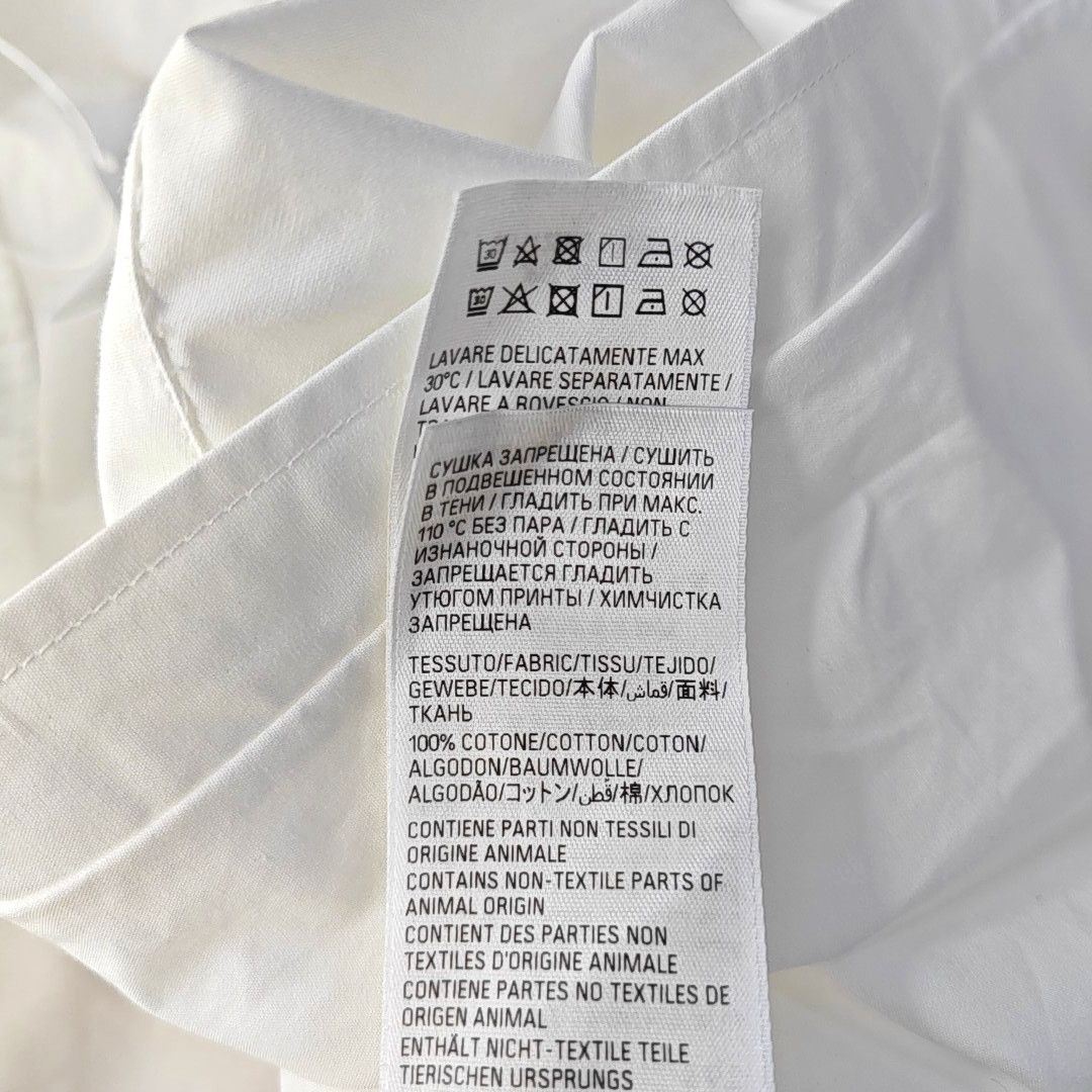 Balenciaga Balenciaga Logo Back Button Up Shirt Size 34 Size XS / US 0-2 / IT 36-38 - 4 Thumbnail