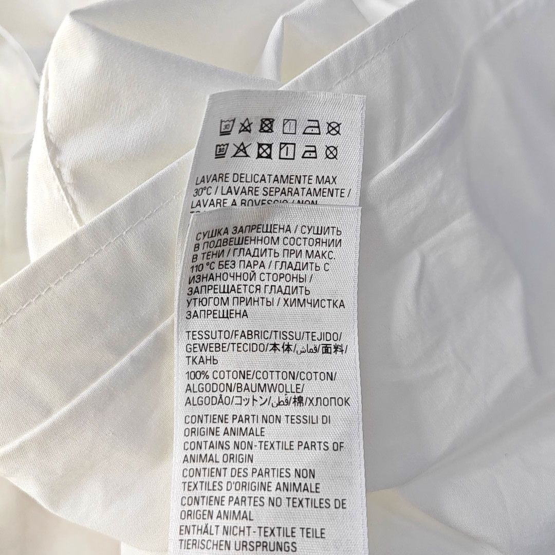 Balenciaga Balenciaga Logo Back Button Up Shirt Size 34 Size XS / US 0-2 / IT 36-38 - 3 Thumbnail