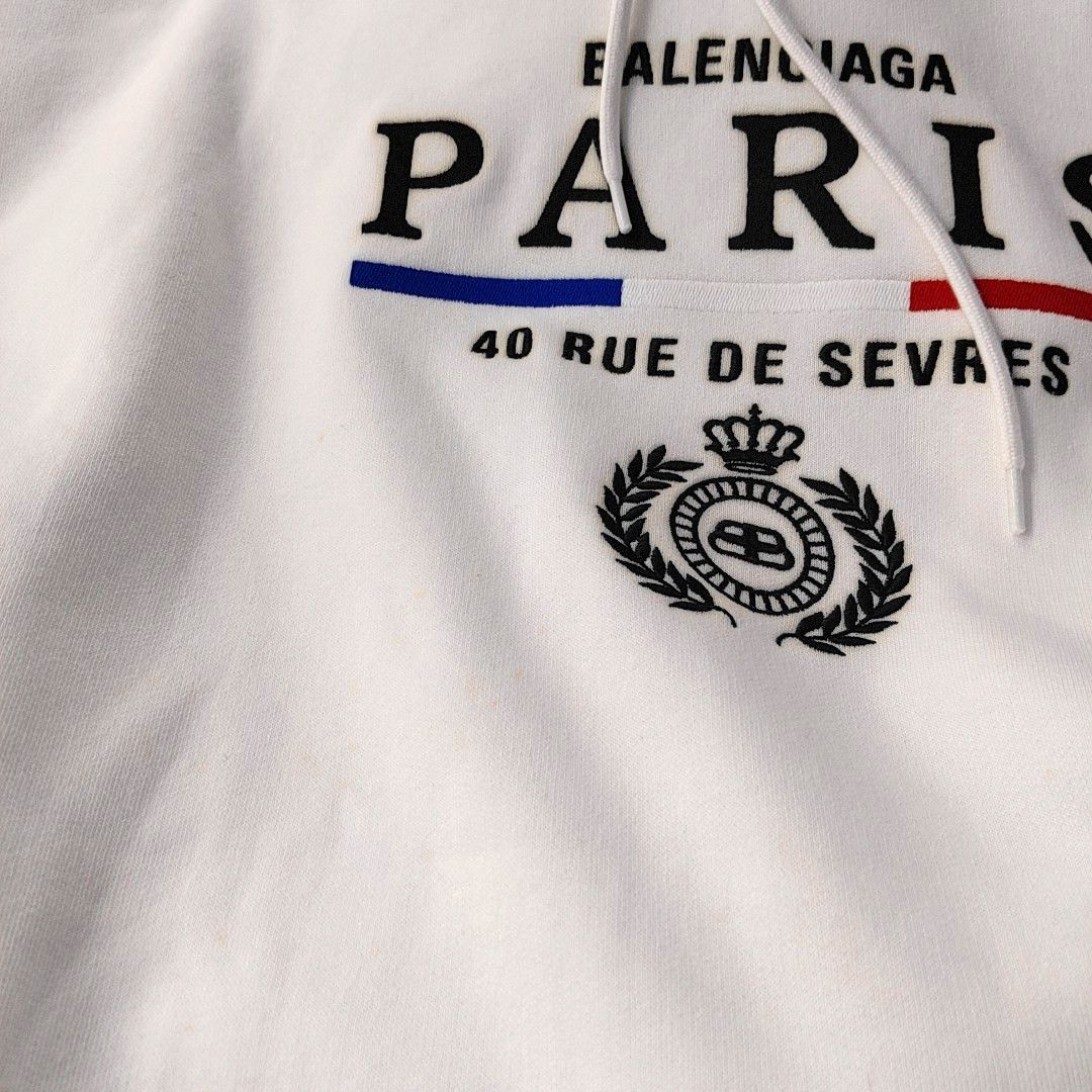 Balenciaga BALENCIAGA Paris Rue de Sevres Hoodie Size M Size US M / EU 48-50 / 2 - 7 Thumbnail