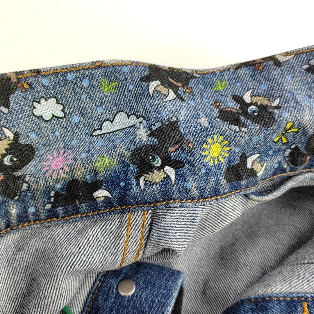 Balenciaga Balenciaga Cartoon Print Denim Jacket Size 34 Size XS / US 0-2 / IT 36-38 - 6 Thumbnail