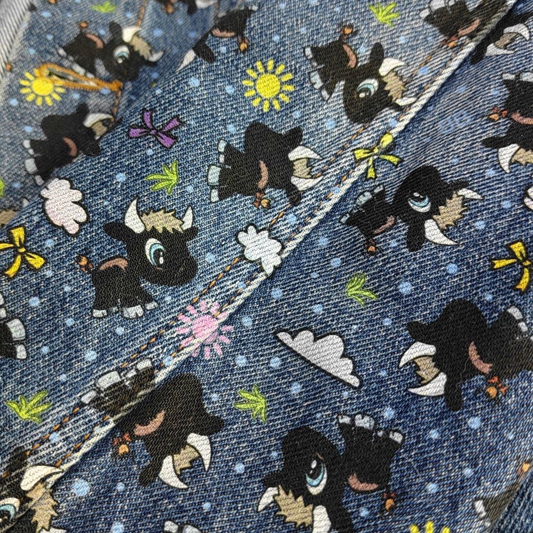 Balenciaga Balenciaga Cartoon Print Denim Jacket Size 34 Size XS / US 0-2 / IT 36-38 - 11 Thumbnail