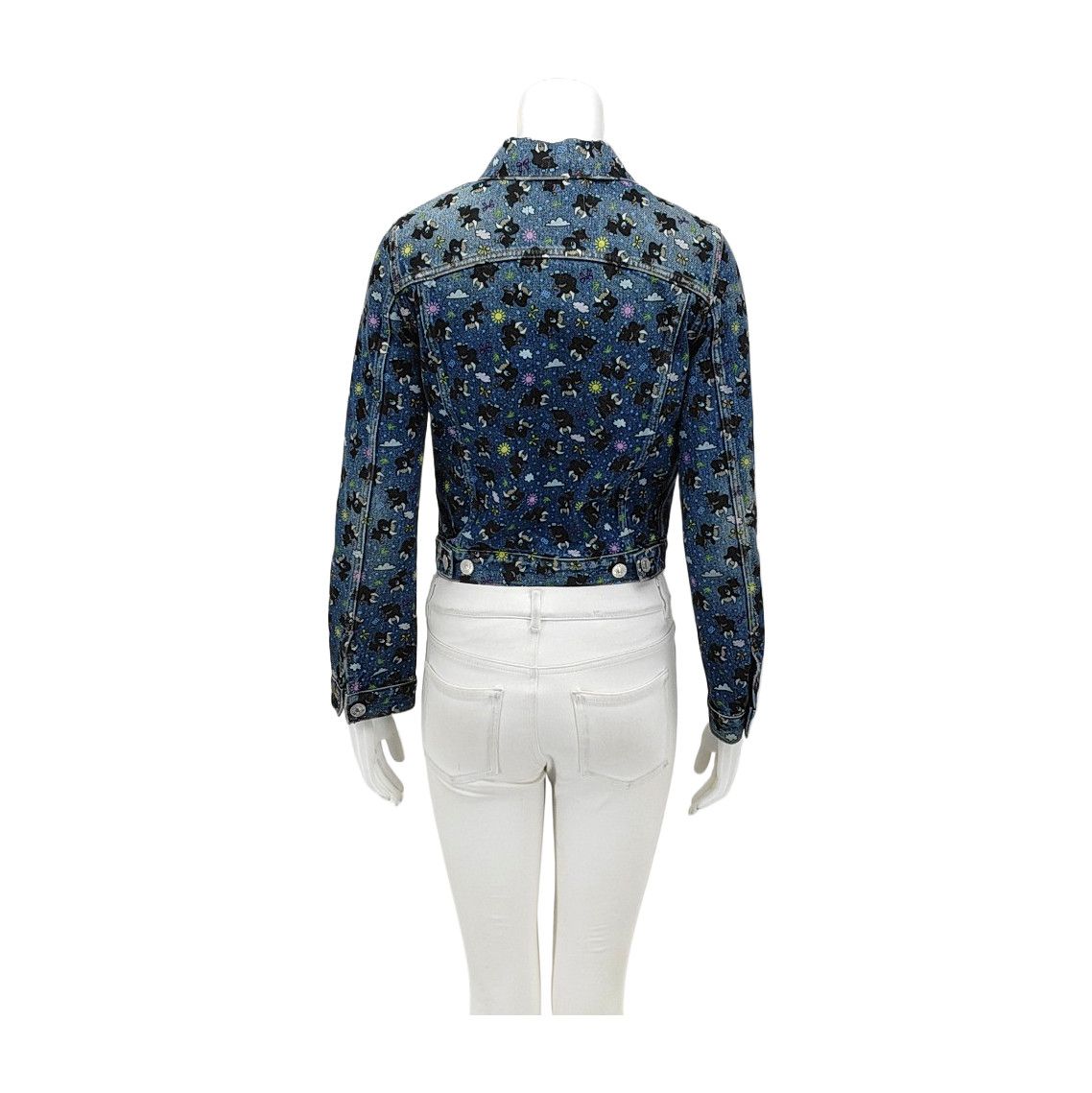Balenciaga Balenciaga Cartoon Print Denim Jacket Size 34 Size XS / US 0-2 / IT 36-38 - 2 Thumbnail