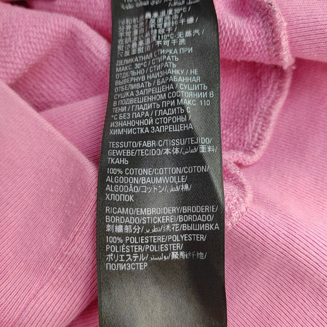 Balenciaga BALENCIAGA Pink Logo Cotton Sweatshirt Size M / US 6-8 / IT 42-44 - 3 Thumbnail