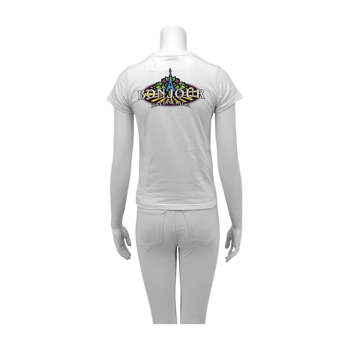 Balenciaga Balenciaga Graphic Print Short Sleeve T-Shirt XS Size XS / US 0-2 / IT 36-38 - 2 Thumbnail