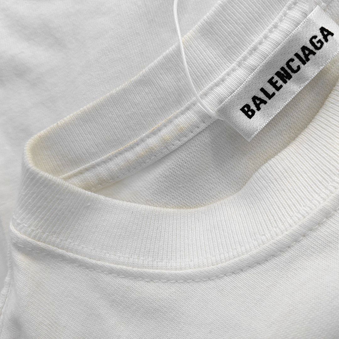 Balenciaga Balenciaga Graphic Print Short Sleeve T-Shirt XS Size XS / US 0-2 / IT 36-38 - 6 Thumbnail