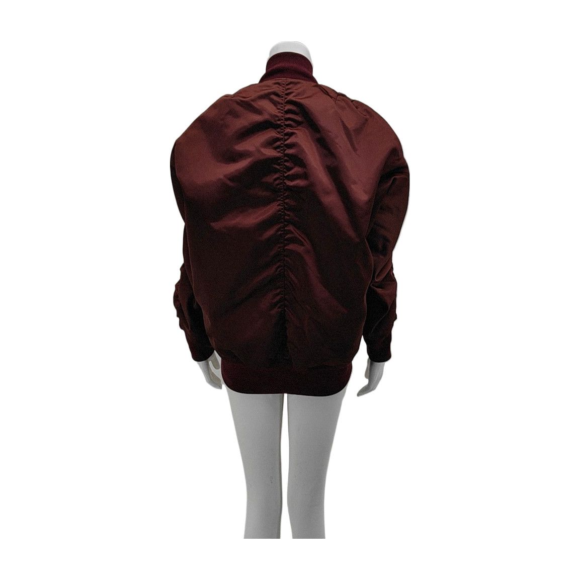 Balenciaga Balenciaga Burgundy Bomber Jacket Size FR 36 Size XS / US 0-2 / IT 36-38 - 2 Thumbnail