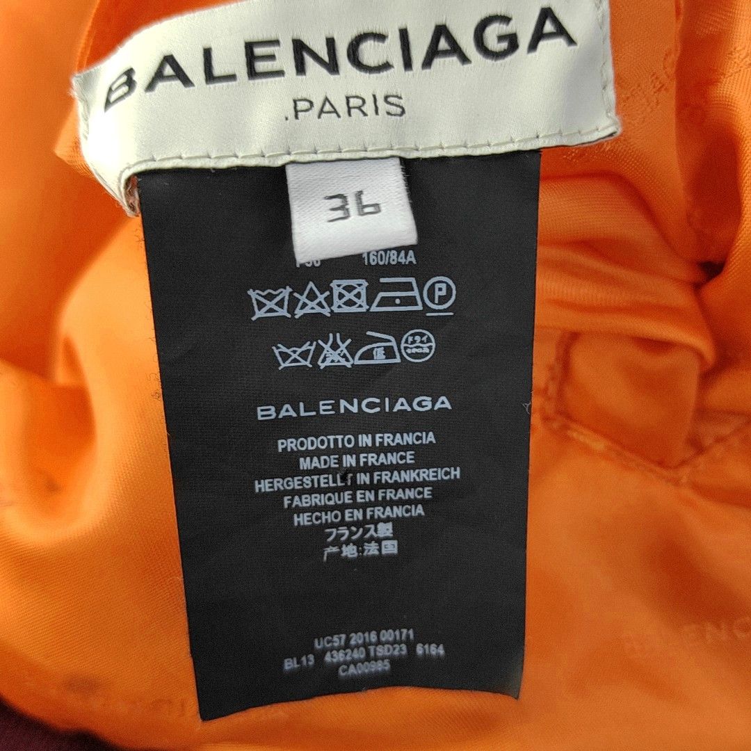 Balenciaga Balenciaga Burgundy Bomber Jacket Size FR 36 Size XS / US 0-2 / IT 36-38 - 4 Thumbnail