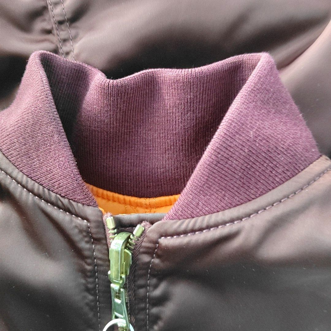 Balenciaga Balenciaga Burgundy Bomber Jacket Size FR 36 Size XS / US 0-2 / IT 36-38 - 7 Thumbnail