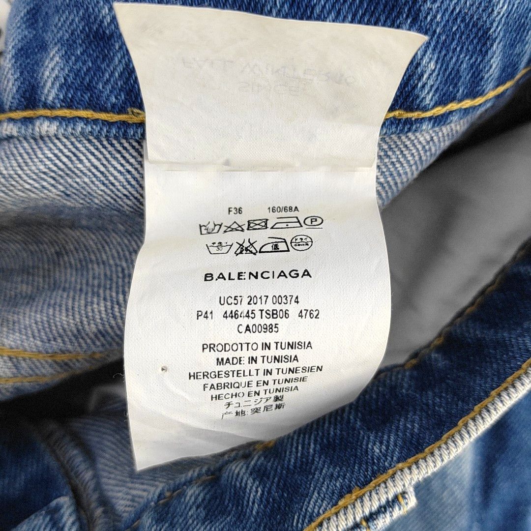 Balenciaga Balenciaga Blue Jeans Size 36 Size 26" / US 2 / IT 38 - 4 Thumbnail