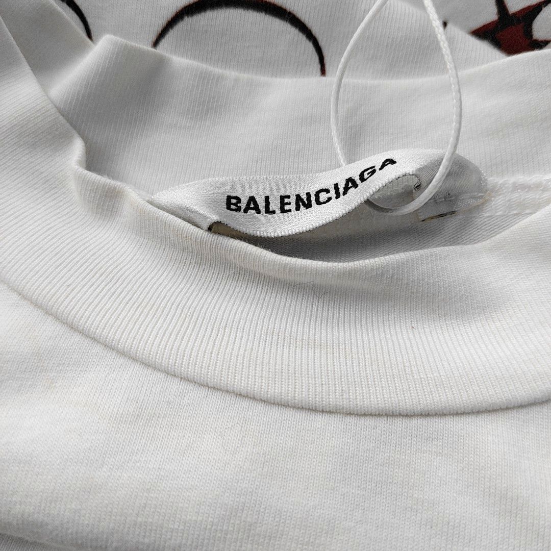 Balenciaga Balenciaga Society Long Sleeve T-Shirt Size S Size S / US 4 / IT 40 - 5 Thumbnail