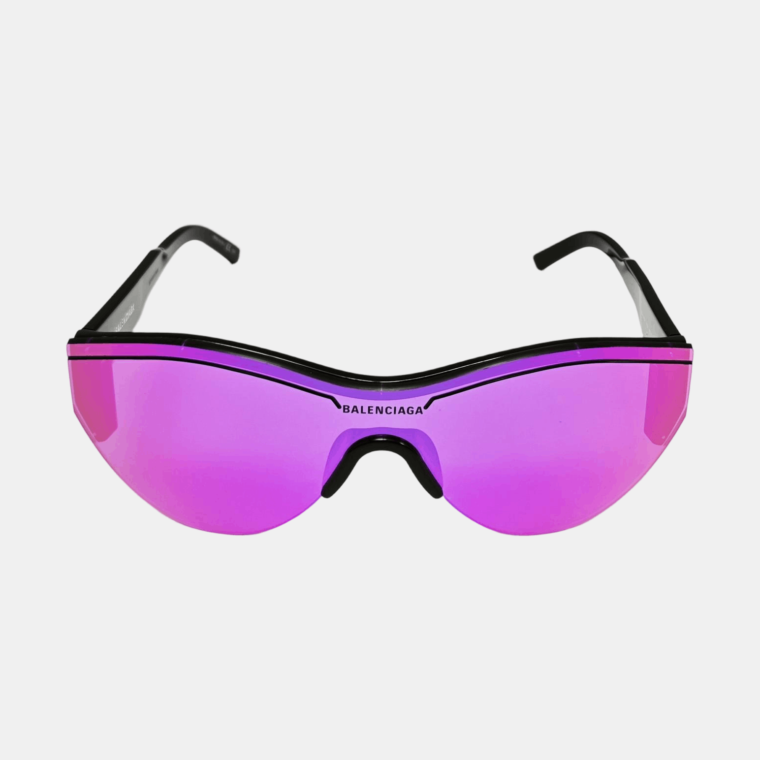 Balenciaga Balenciaga BB0004SA Shield Sunglasses One Size Size ONE SIZE - 2 Thumbnail