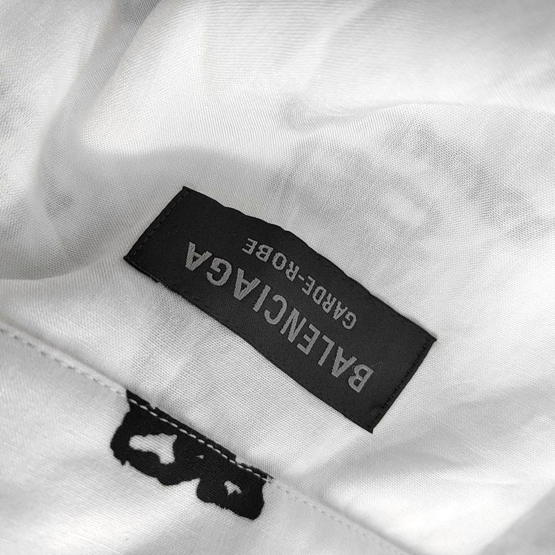 Balenciaga Balenciaga BB Logo Print Shirt Size S Size US S / EU 44-46 / 1 - 6 Thumbnail