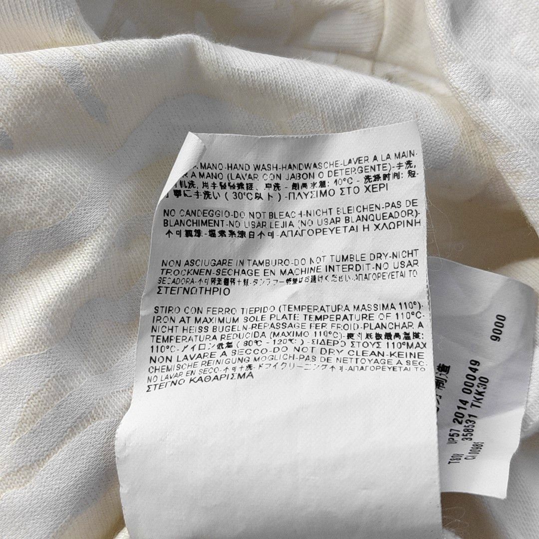 Balenciaga Balenciaga Textured Cotton T-Shirt White XS Size XS / US 0-2 / IT 36-38 - 4 Thumbnail