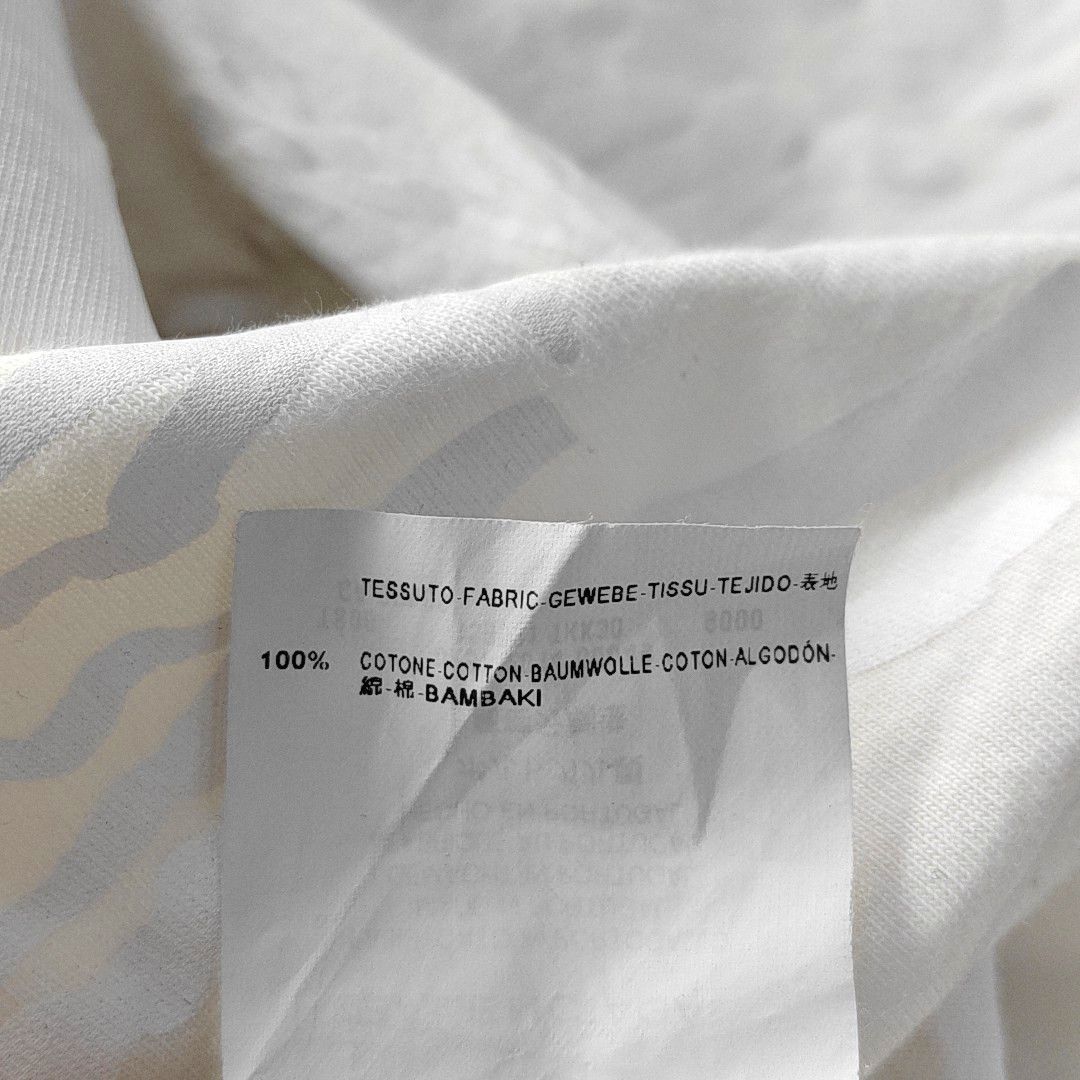 Balenciaga Balenciaga Textured Cotton T-Shirt White XS Size XS / US 0-2 / IT 36-38 - 3 Thumbnail