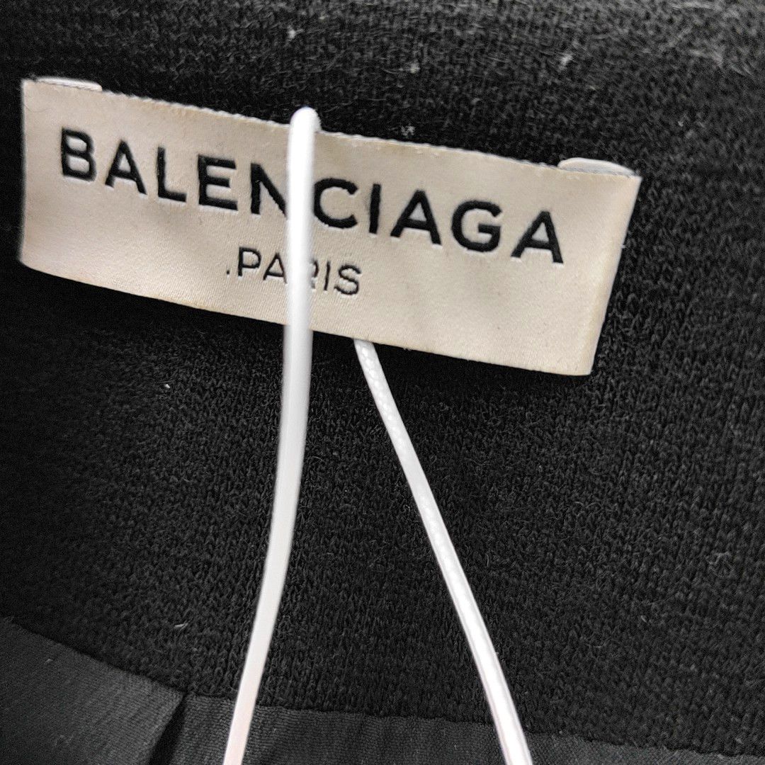 Balenciaga Balenciaga Black Wool Button Detail Mini Dress Size 36 Size XS / US 0-2 / IT 36-38 - 6 Thumbnail