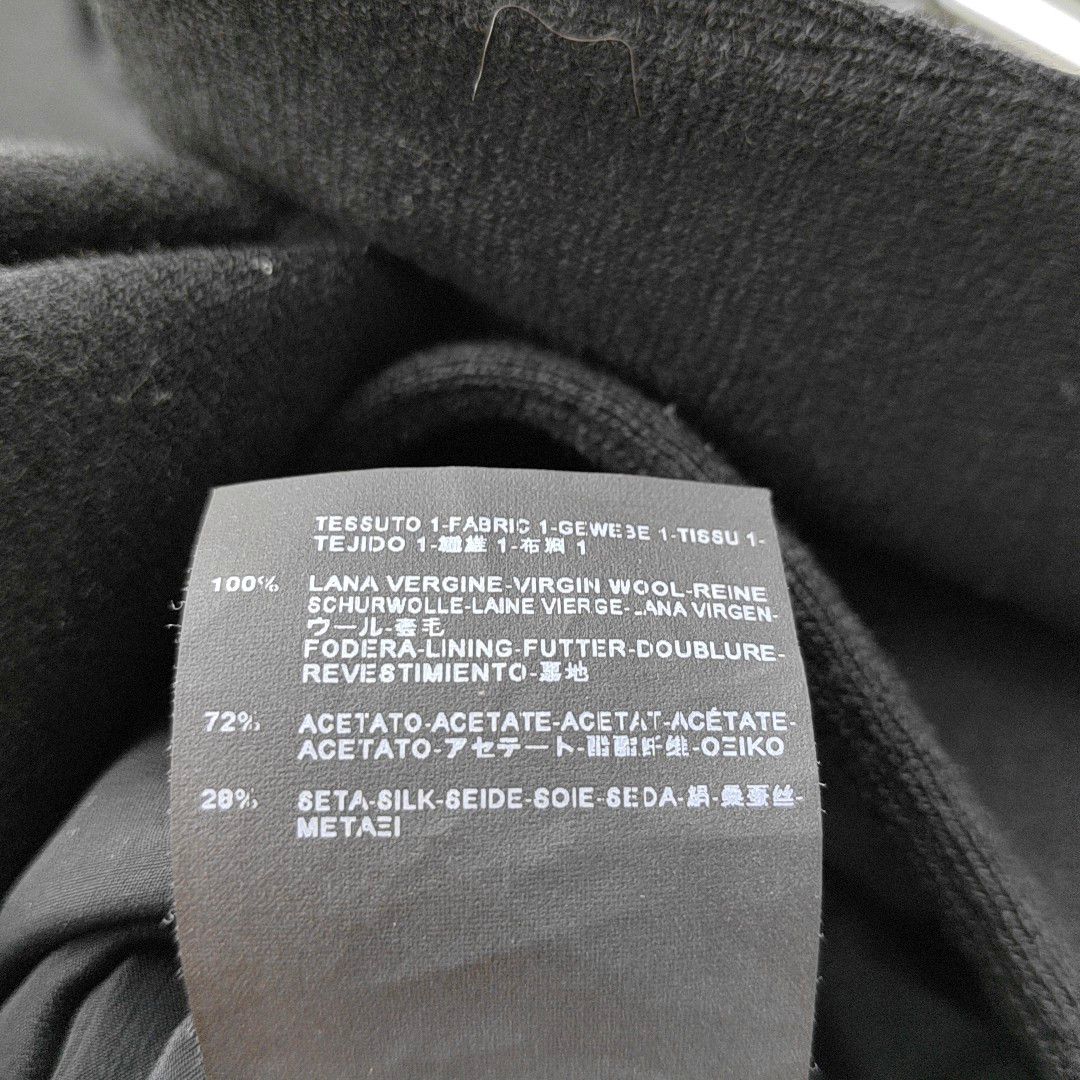 Balenciaga Balenciaga Black Wool Button Detail Mini Dress Size 36 Size XS / US 0-2 / IT 36-38 - 3 Thumbnail
