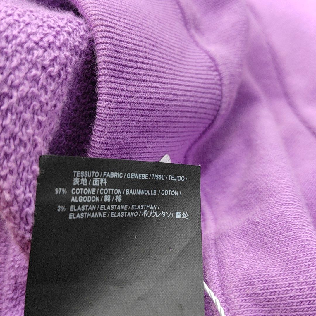 Balenciaga Balenciaga Purple Cotton Hoodie Size L Size L / US 10 / IT 46 - 3 Thumbnail