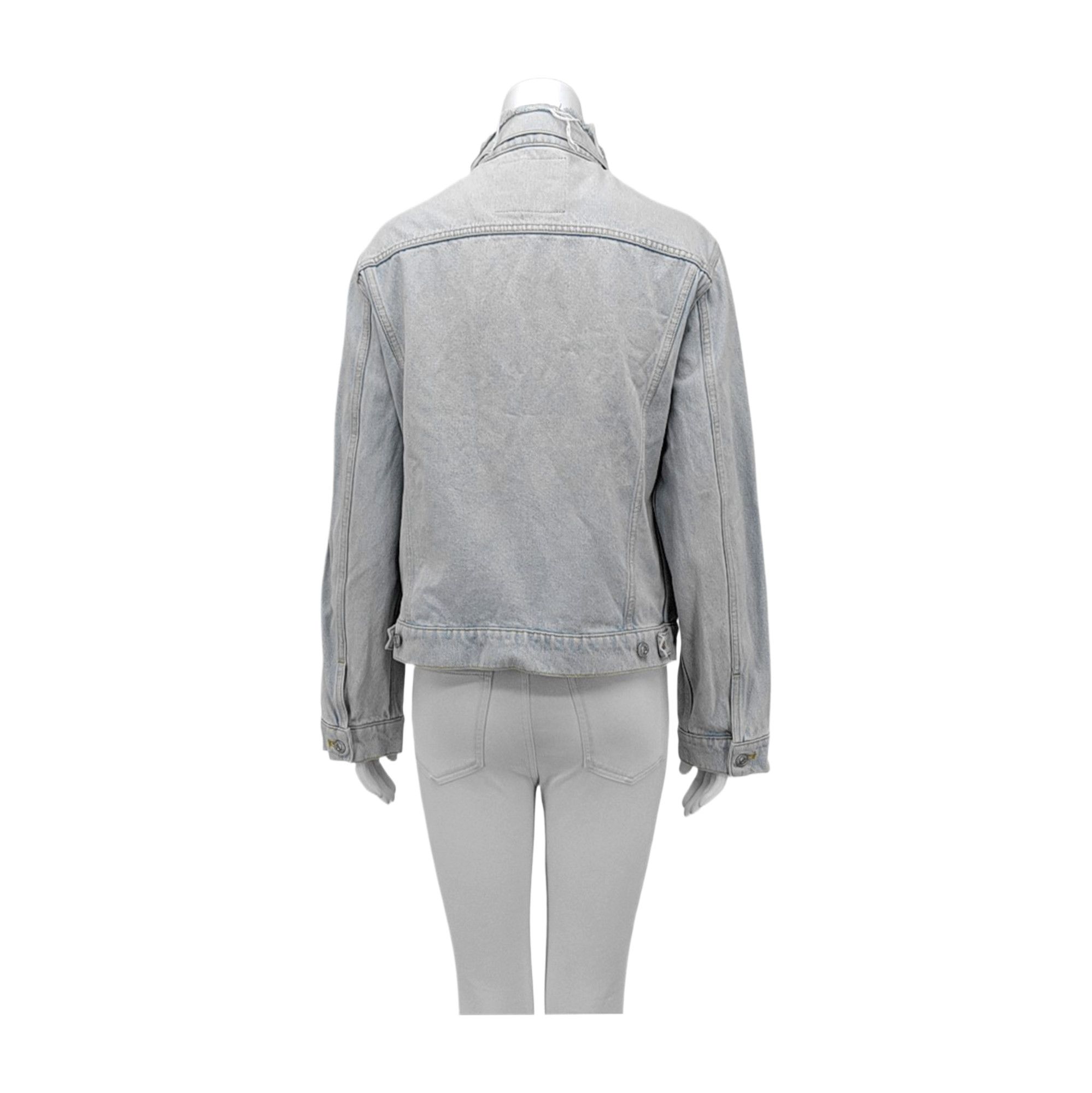 Balenciaga Balenciaga Frayed Denim Jacket Size 36 Size XS / US 0-2 / IT 36-38 - 2 Thumbnail