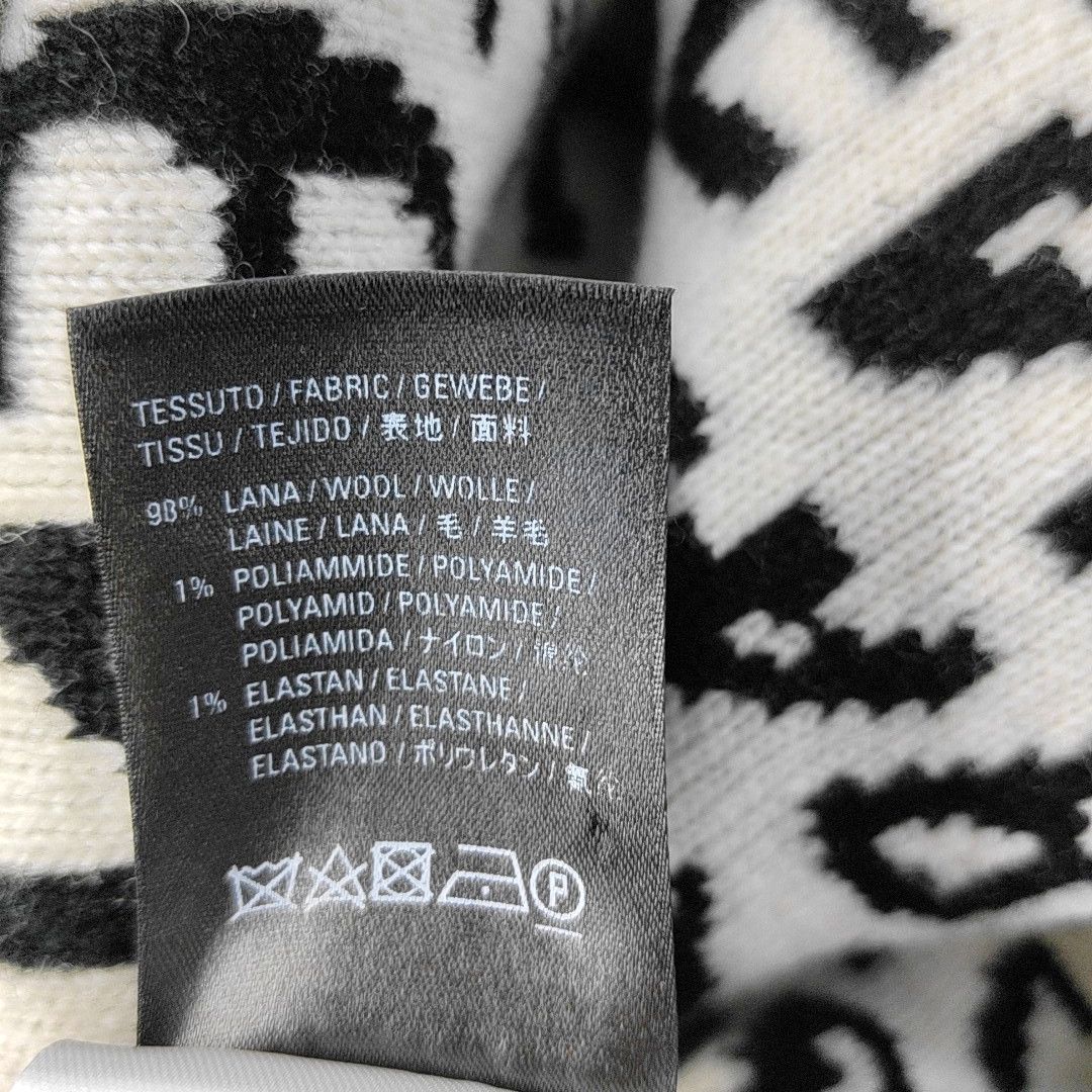Balenciaga Balenciaga Allover Logo Sweater Size XS Size US XS / EU 42 / 0 - 4 Thumbnail