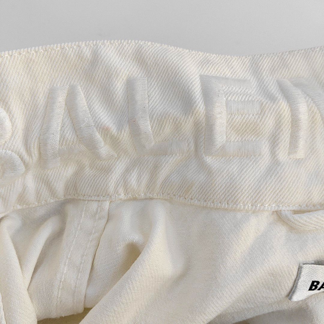 Balenciaga Balenciaga White Denim Jacket Size 34 Size XXS / US 00 / IT 34 - 5 Thumbnail