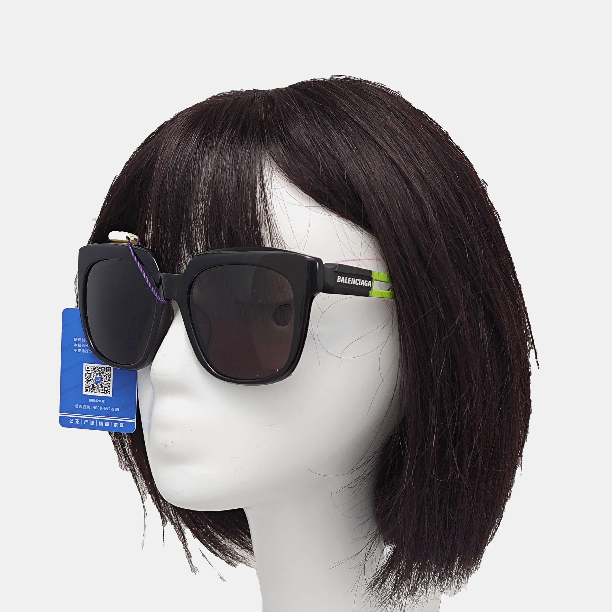 Balenciaga Balenciaga BB0025SA Square Sunglasses Size ONE SIZE - 2 Thumbnail