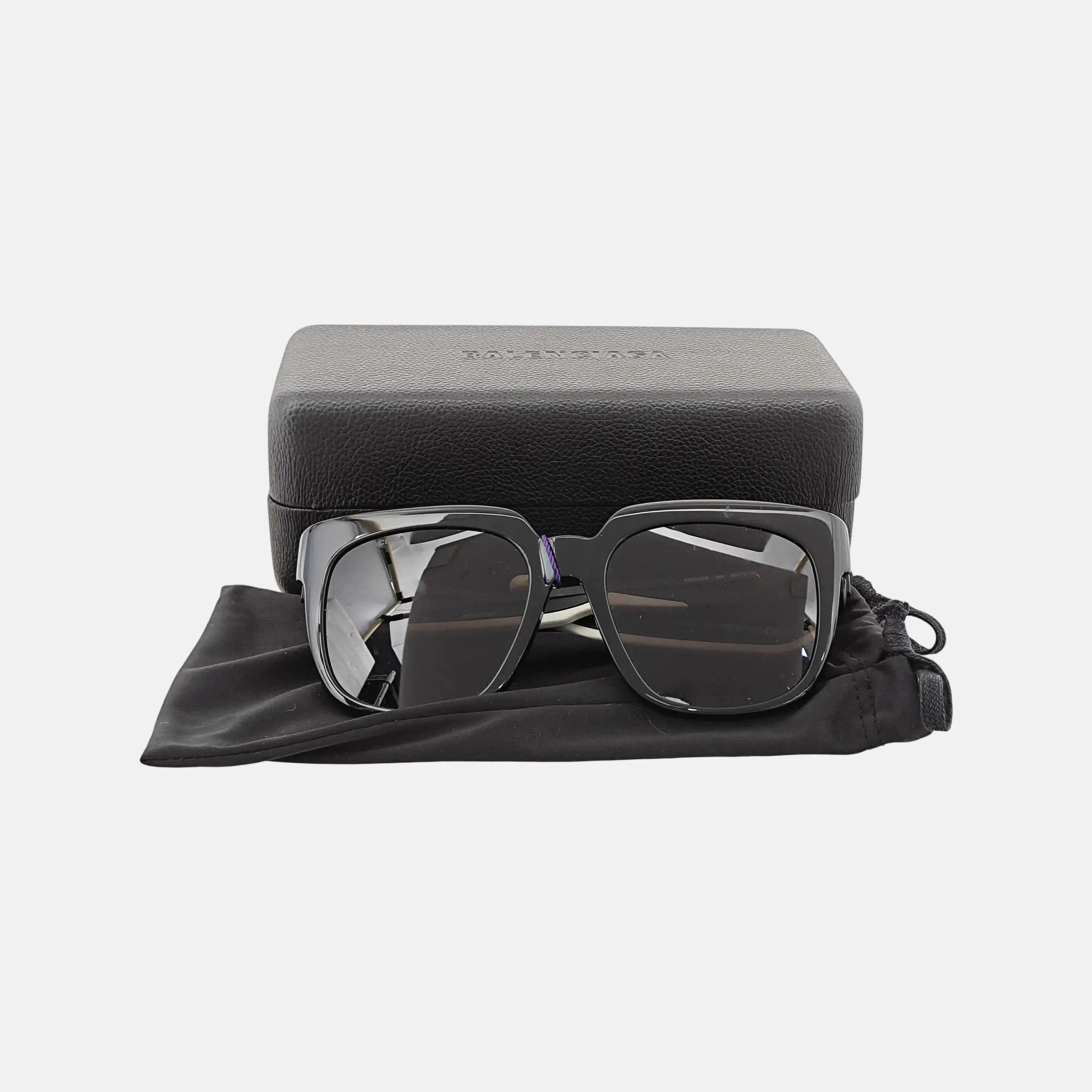 Balenciaga Balenciaga BB0025SA Square Sunglasses Size ONE SIZE - 6 Thumbnail