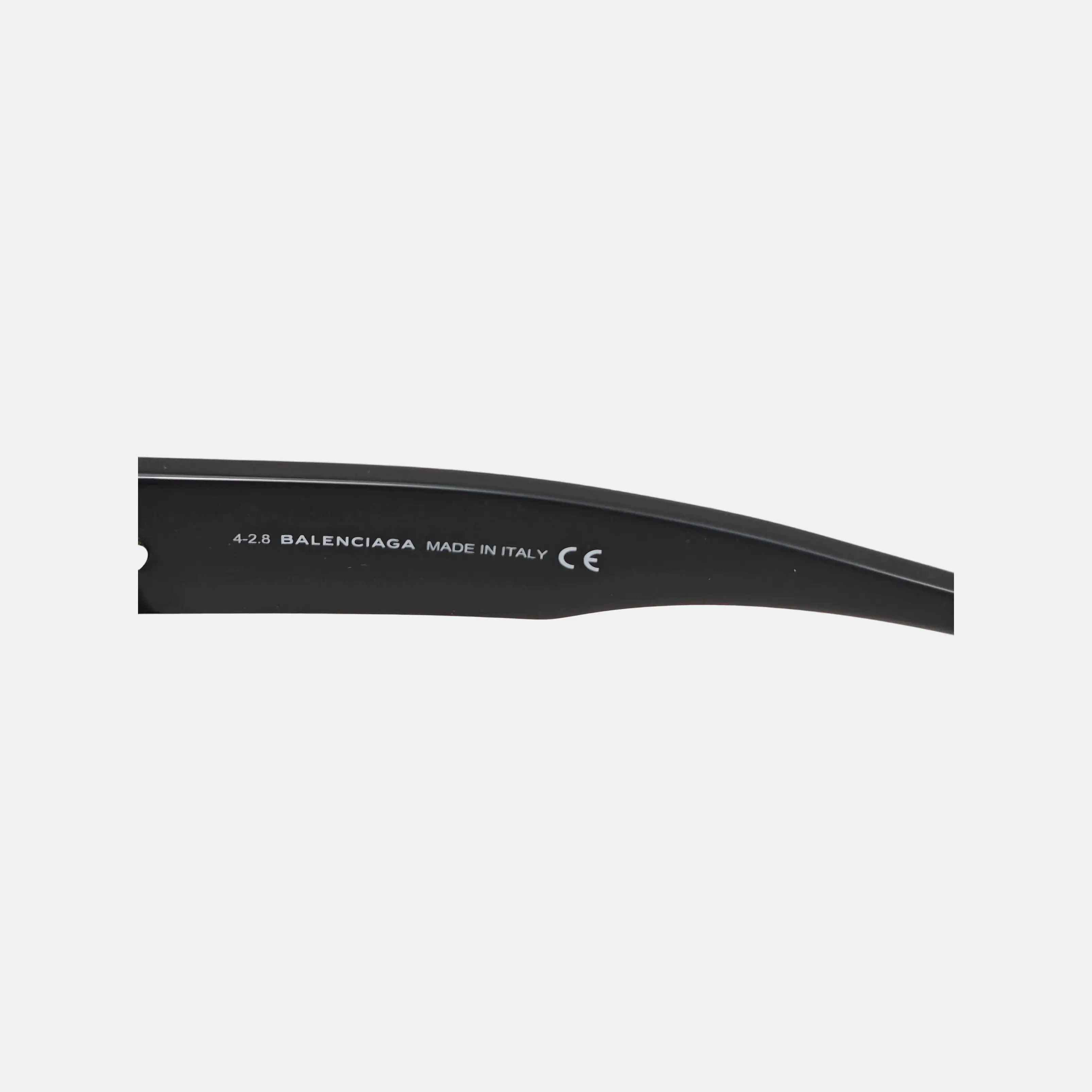 Balenciaga Balenciaga Logo Print Sunglasses One Size Size ONE SIZE - 4 Thumbnail