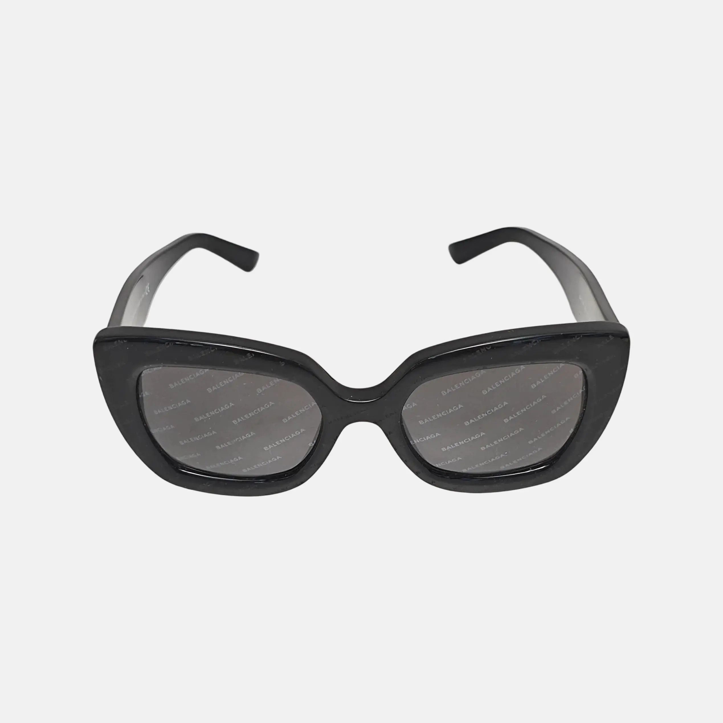 Balenciaga Balenciaga Logo Print Sunglasses One Size Size ONE SIZE - 3 Thumbnail