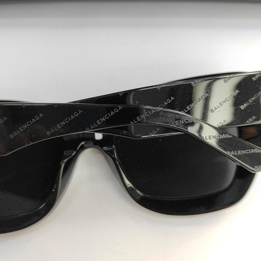 Balenciaga Balenciaga Logo Print Sunglasses One Size Size ONE SIZE - 9 Thumbnail