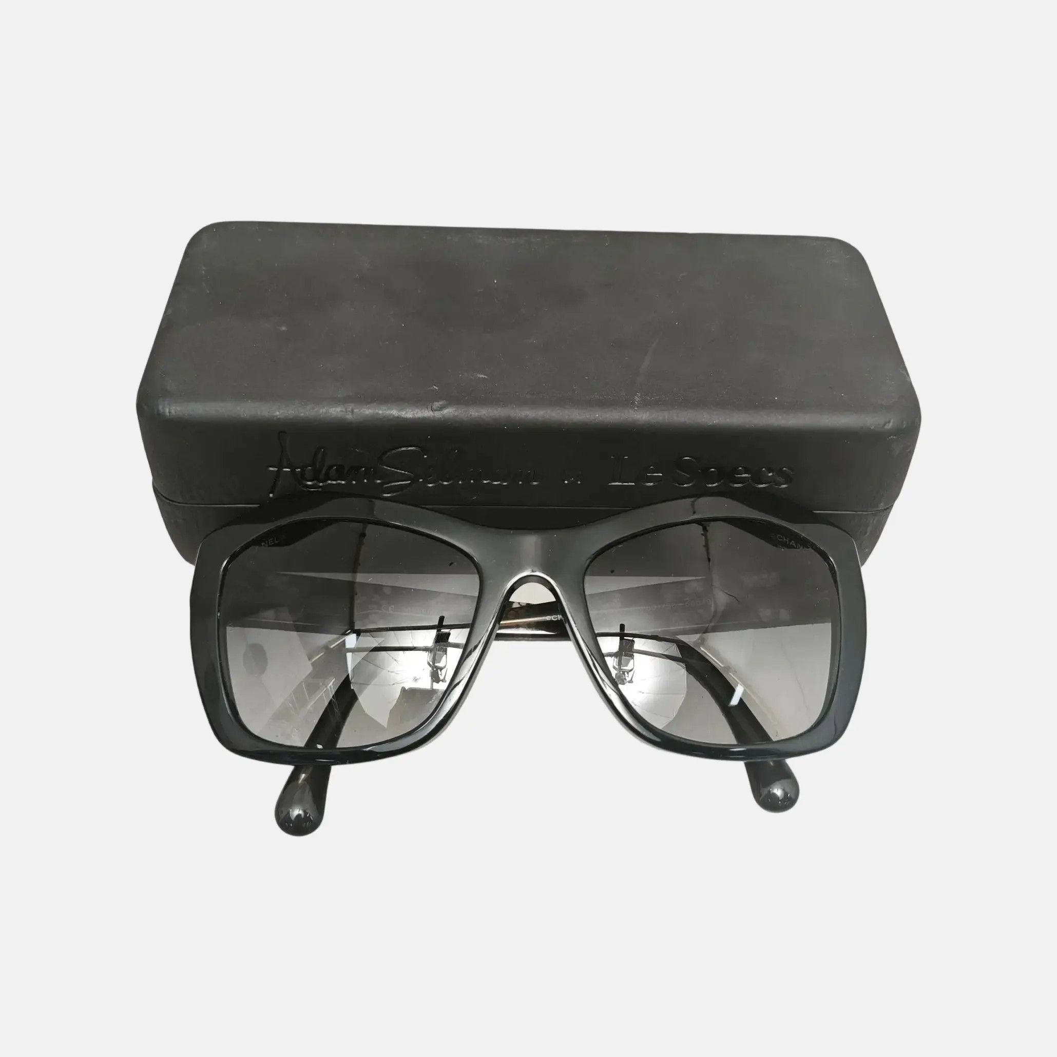 Chanel Chanel Square Lace Detail Sunglasses One Size Size ONE SIZE - 6 Thumbnail