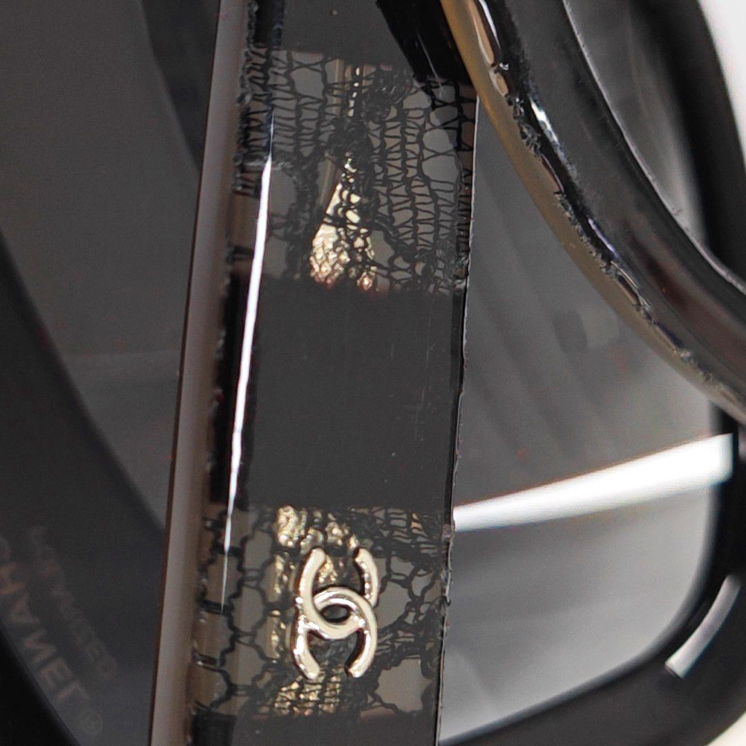 Chanel Chanel Square Lace Detail Sunglasses One Size Size ONE SIZE - 7 Thumbnail