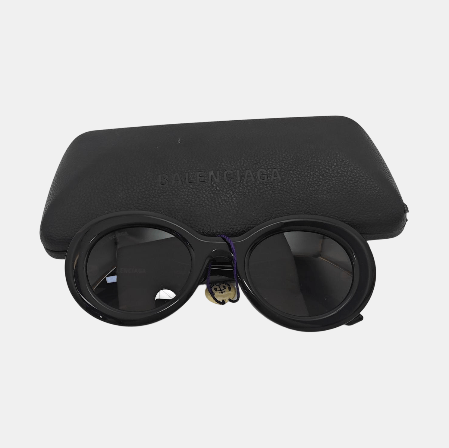 Balenciaga Balenciaga BB0074S Oval Sunglasses Size ONE SIZE - 5 Thumbnail