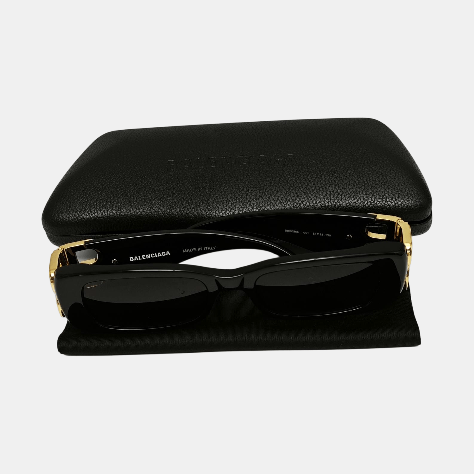 Balenciaga Balenciaga Gold BB Logo Sunglasses ONE SIZE Size ONE SIZE - 5 Thumbnail