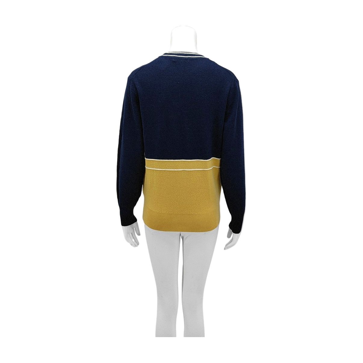 Balenciaga Balenciaga Golf Colorblock Wool Sweater Size L Size US L / EU 52-54 / 3 - 2 Thumbnail