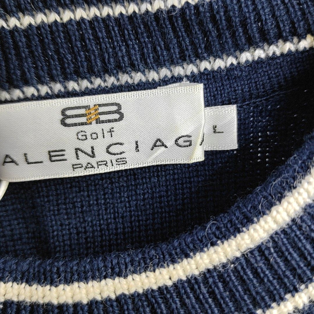 Balenciaga Balenciaga Golf Colorblock Wool Sweater Size L Size US L / EU 52-54 / 3 - 7 Thumbnail