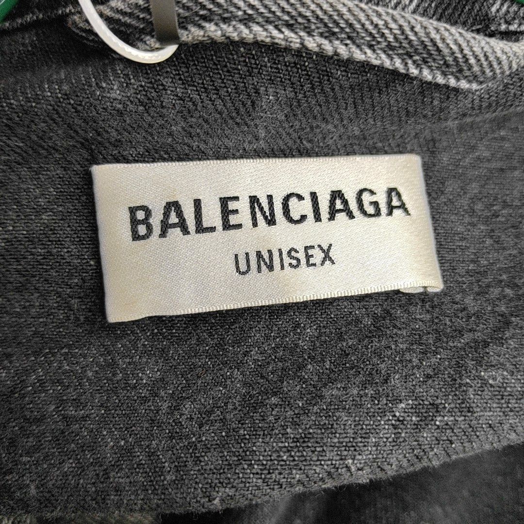 Balenciaga Balenciaga Washed Denim Jacket Size XS Size US S / EU 44-46 / 1 - 7 Thumbnail