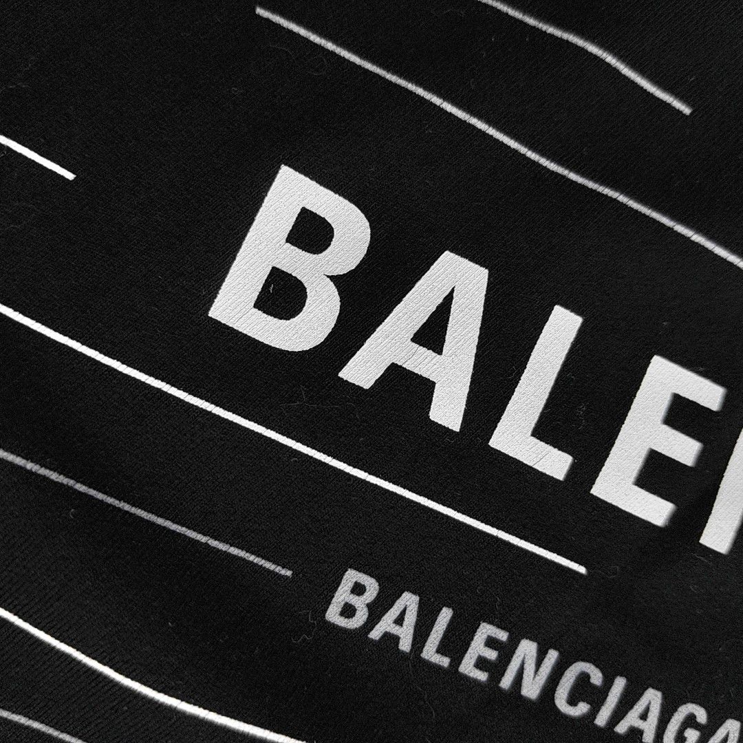 Balenciaga Balenciaga Allover Logo Long Sleeve Top Size S Size S / US 4 / IT 40 - 7 Thumbnail