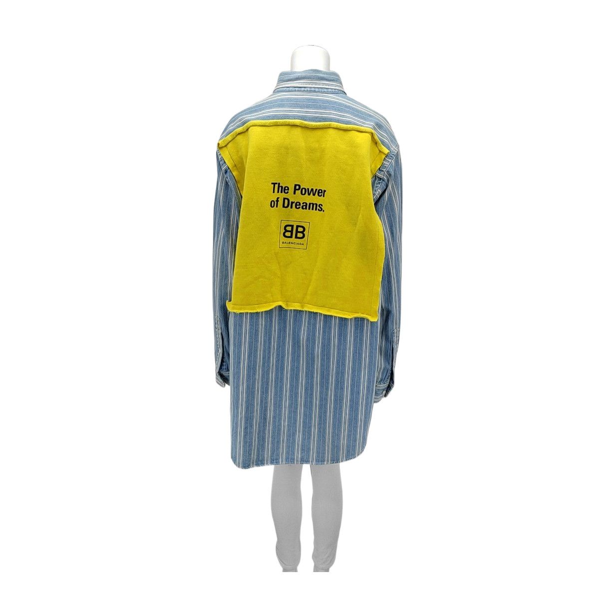 Balenciaga Balenciaga The Power of Dreams Striped Shirt Jacket M Size US S / EU 44-46 / 1 - 2 Thumbnail