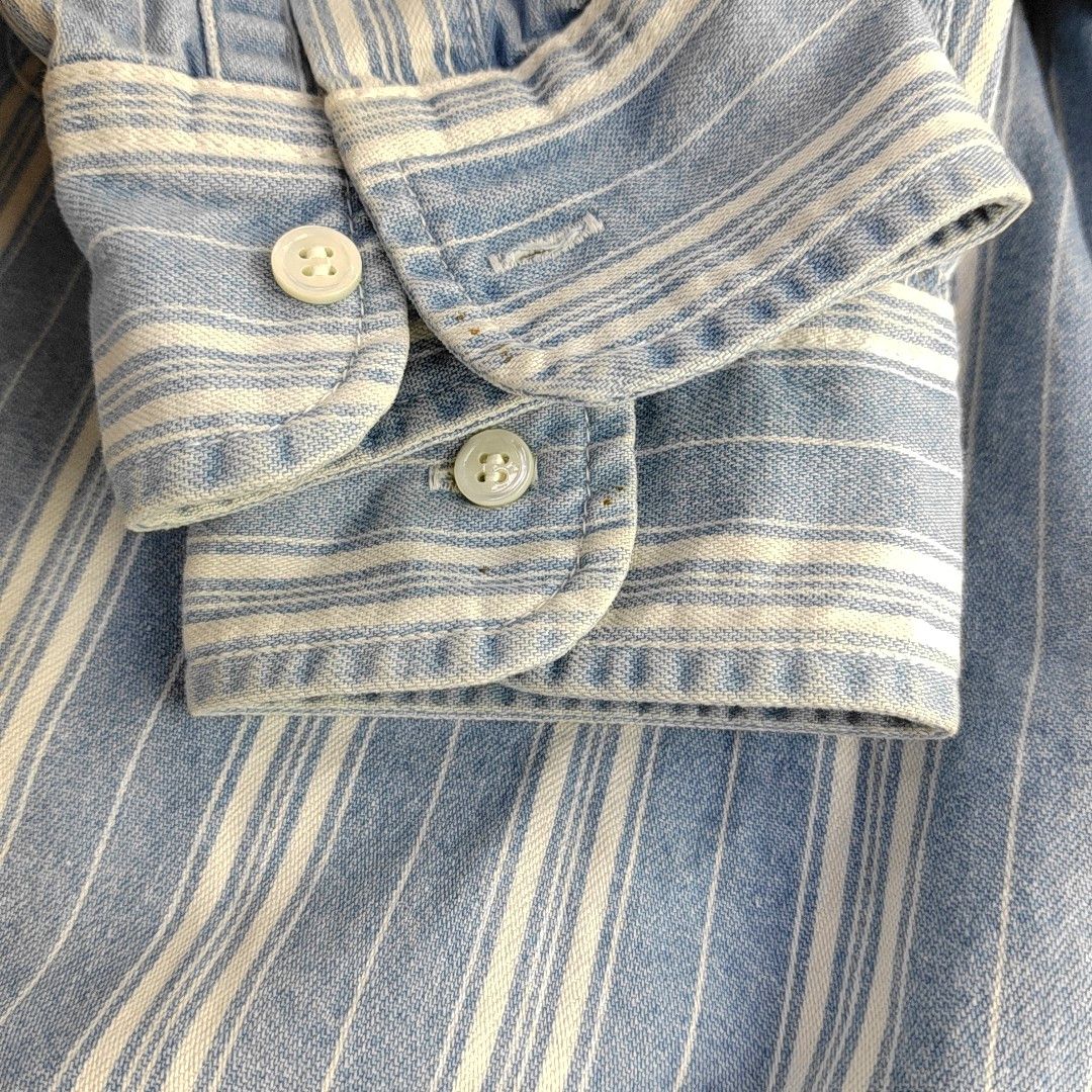 Balenciaga Balenciaga The Power of Dreams Striped Shirt Jacket M Size US S / EU 44-46 / 1 - 8 Thumbnail